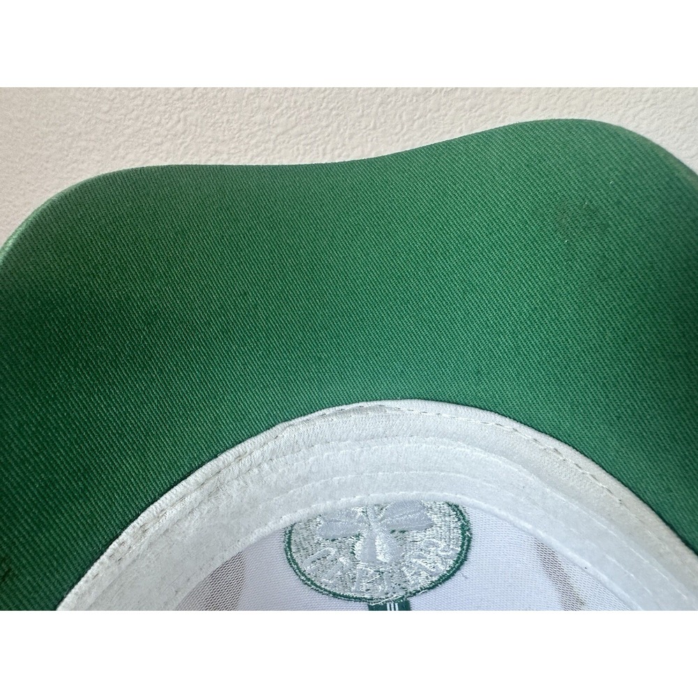 White Boston Celtics Hat Cap Fitted Mens OSFM  NBA Adidas Modern Active Wear - Picture 13 of 15